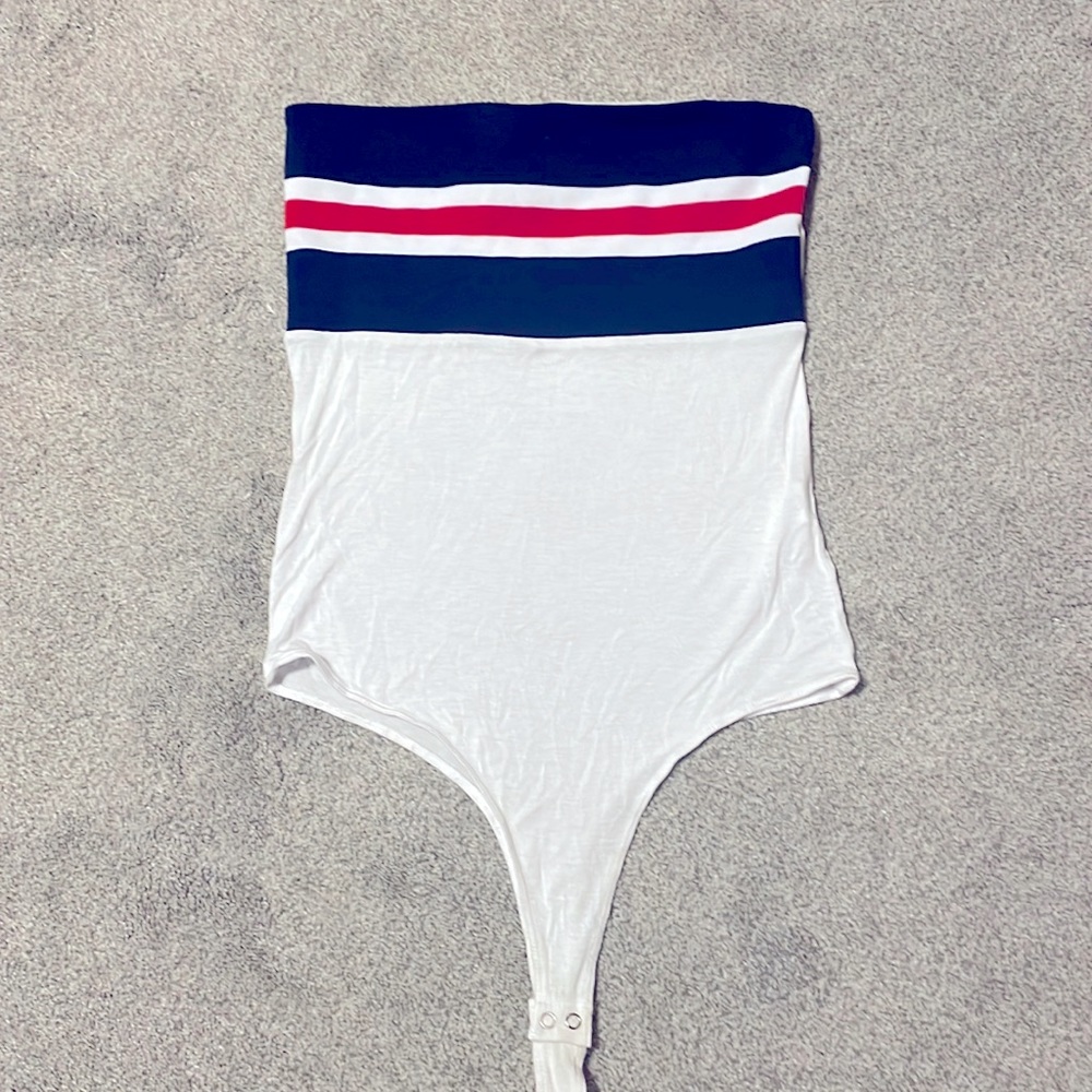 Tube top bodysuit from online boutique. Worn once, in perfect condition.